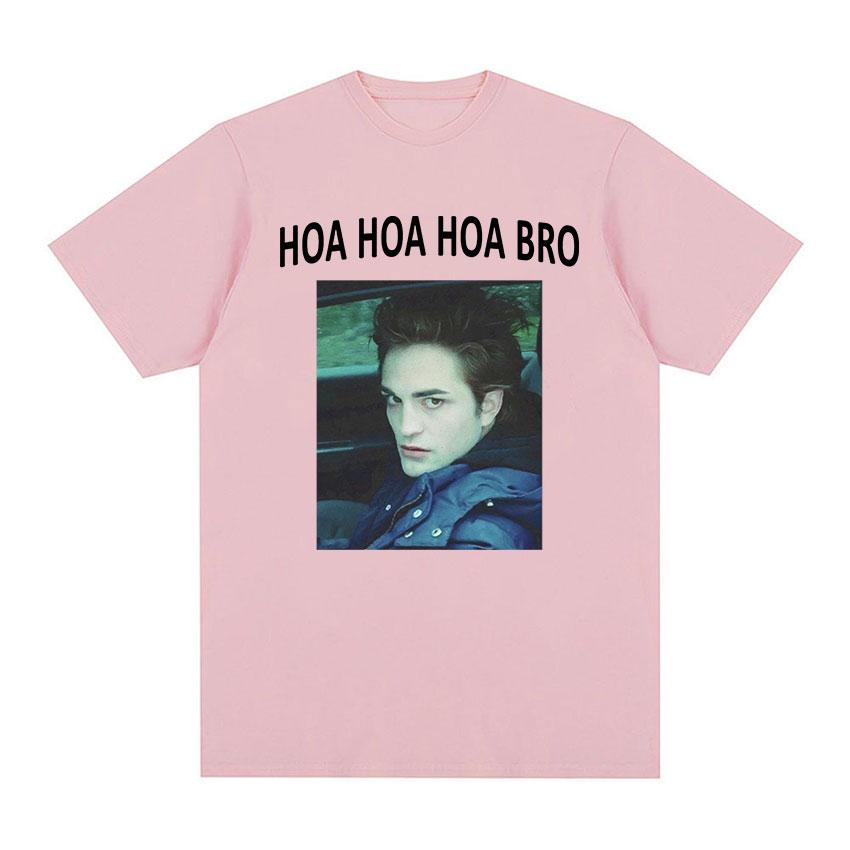 Robert Pattinson Edward Twilight Graphic T Shirt Unisex Fashion Cotton Short Sleeve T-shirts Unisex Retro O-Neck Oversized T-shirt