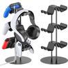 Controller Stand,3 Tier Controller Headphone Holder for Universal Headsets and Controllers Xbox PS5 PS4 Switch