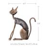 TOOARTS  Metal Sculpture   Iron Art Cat   Spring Cat   Handicraft  Crafting   Decoration   Home Furnishing Ornaments