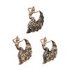 Exquisite Zinc Alloy Dai Ethnic Dancer Brooch 3 Stylish Skirt Design Optional For Cultural Fashion Accessories
