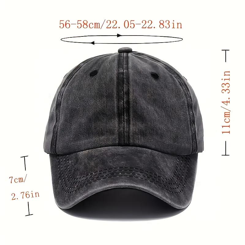 Bullet Hole Claw Mark Washed Baseball Cap Distressed Street Style Adjustable Sun Hat for Men and Women