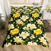 Botanical Lily Duvet Cover Twin Full Queen King Chic Floral Comforter Cover Boho Flower Bedding Set Watercolor Petals Bed Set