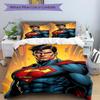 3pcs Superman Cover Set,Soft Comfortable Duvet Cover,Guest Room (1*Duvet Cover + 2*Pillowcases, Without Core) Yy251024103