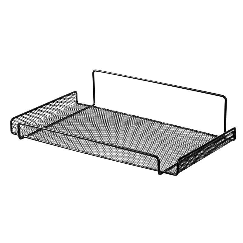 1PC Metal Small Items In Living Room Black White Bedroom Router Shelf For TV Top Boxes 2 Colors