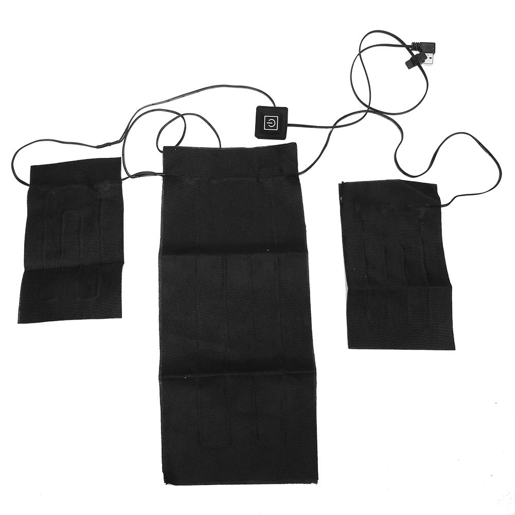 Inteligentní nastavitelná elektrická vyhřívací tkanina Vodotěsná vyhřívací podložka pro oblečení Vesta