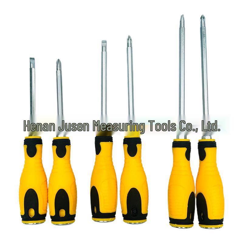 Magnetic Phillips & Flathead 45# Steel Screwdriver Manual Tool 6X100mm