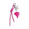 Elegant Phone Charm Bows Bag Pendant for Backpack Purseand Handbag Wallet Stylish Heart Keychain Accessory for Women
