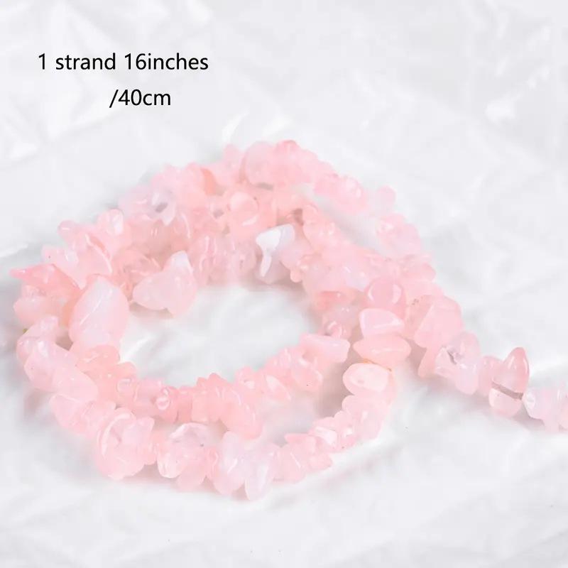 Натуральный кристалл измельченный камень, 5-8 мм, случайный натуральный камень, бусина, россыпная бусина, полуфабрикат, для DIY украшений, аксессуары 5-8mm, about 122 pieces, about 40cm/strip