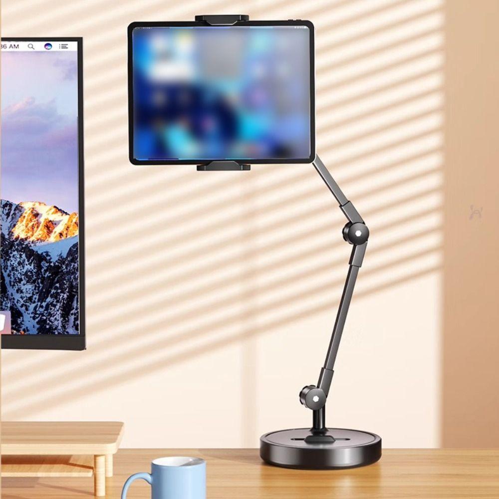 Alloy Phone Overhead Shooting Bracket Rotatable Desktop Live Broadcast Stand  Home