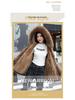 Women's Winter 2025 Cotton-Padded Parka with Fur Collar - Casual Mid-Length, Loose-Fit Korean Style Coat
