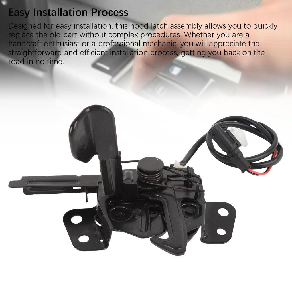 Hood Lock Latch Car Engine Metal Abrasion Proof Hood Latch Lock Replacement for Sedan 2019 2020