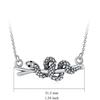 Retro Snake-shaped Wound Oil Dripping Necklace Fashionable and Versatile Animal Clavicle Chain