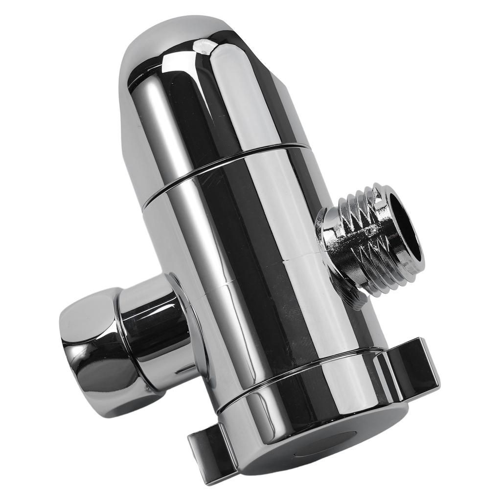 ABS Fix Bracket 3-Way Valve Sprayer Arm Mount ShowerHead Diverter Bathroom Shower Diverter Valve Water Tap Adapter Connector