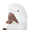 Livheart Hooded Sitting Body Pillow Premium Nemunemu Animals Otter Kururi S Size (Total Length 27cm) Snake Zodiac Smartphone Stand 27028-33