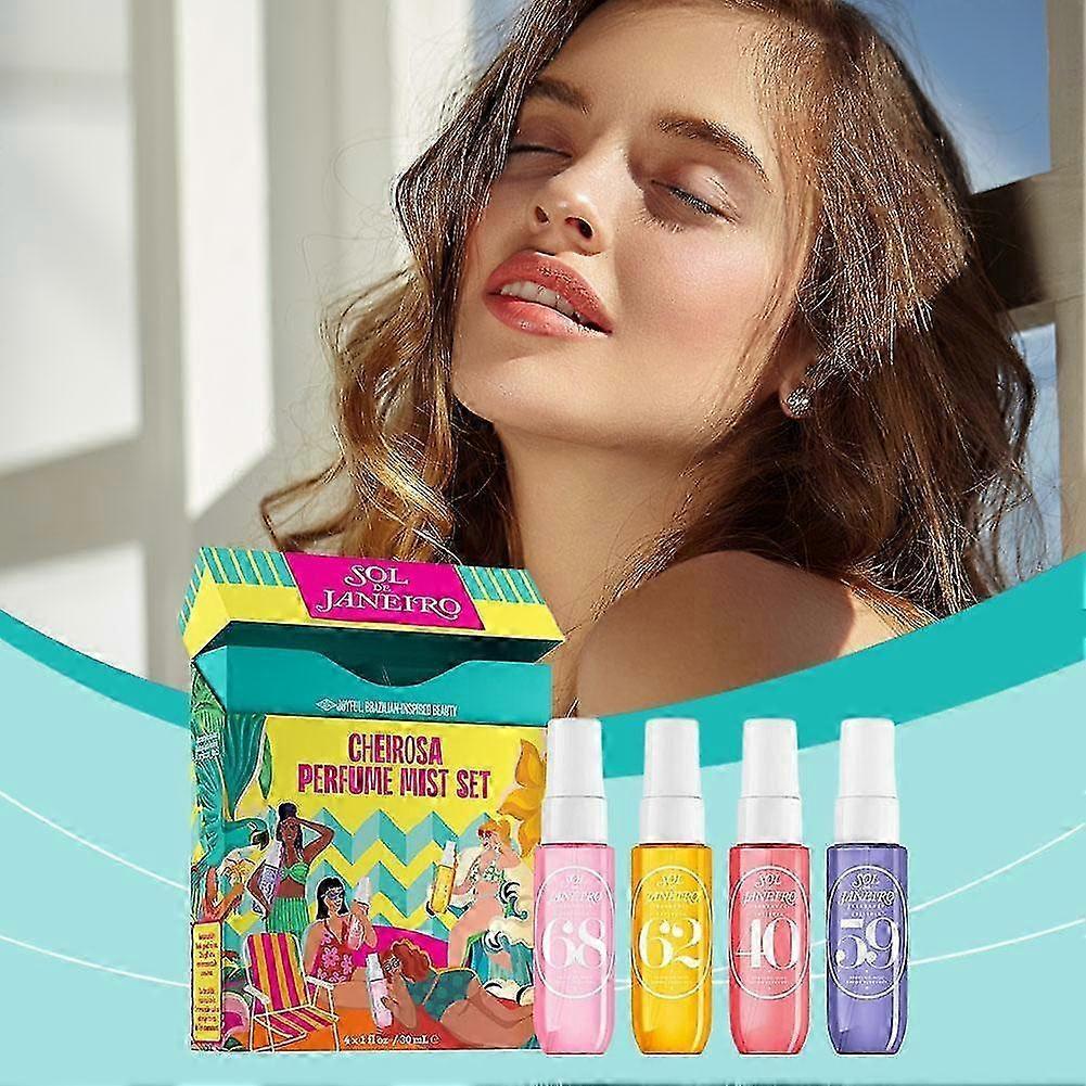 Brazilian Perfume Set 4x30ml Unique Long Lasting Exotic Fragrance Gift Collection-lhh0306