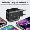 USB 40W Wall Charger Quick Charge QC 3.0 Type C Fast Charging Mobile Phone For iPhone 14 13 Samsung Xiaomi EU/US Plug Charger