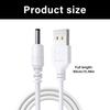 Universal USB To DC3.5mm 1.35mm Power Cable 80cm For Portable Electronics Reliable Charging Cord