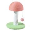 Yunxiaoshi Pink Mushroom Cat Tree with Sisal Scratcher