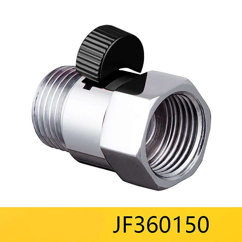 Zawór Stop Wody Prysznicowej Pełny Mosiądz G1/2" Szybka Kontrola Przepływu Zawór Odcinający Głowica Prysznicowa Oszczędzacz Wody Pistolet Natryskowy do Toalety