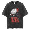 Washed Dandadan Arrival Men Women Clothes Tee Shirt Graphic Print T-Shirts for Men Anime Short Sleeved Round Neck T-shirt