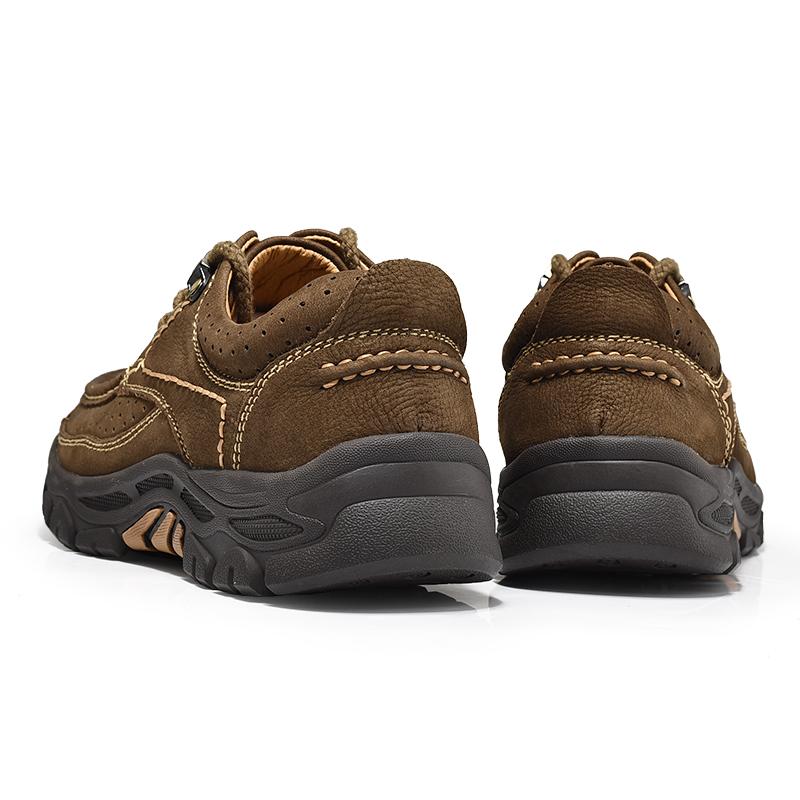 High Quality Men's Handmade Leather Casual Shoes Comfortable Sneakers