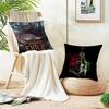 Dark PPath of ExileS Cushion Cover Breathable and skinfriendly linen pillowcase square removable and washable cushion