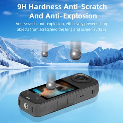 For Insta360 X5 X4 Screen Glass Protective Film Anti-Scratch Lens Guard Screen Protector Kit Camera Lens Accessores