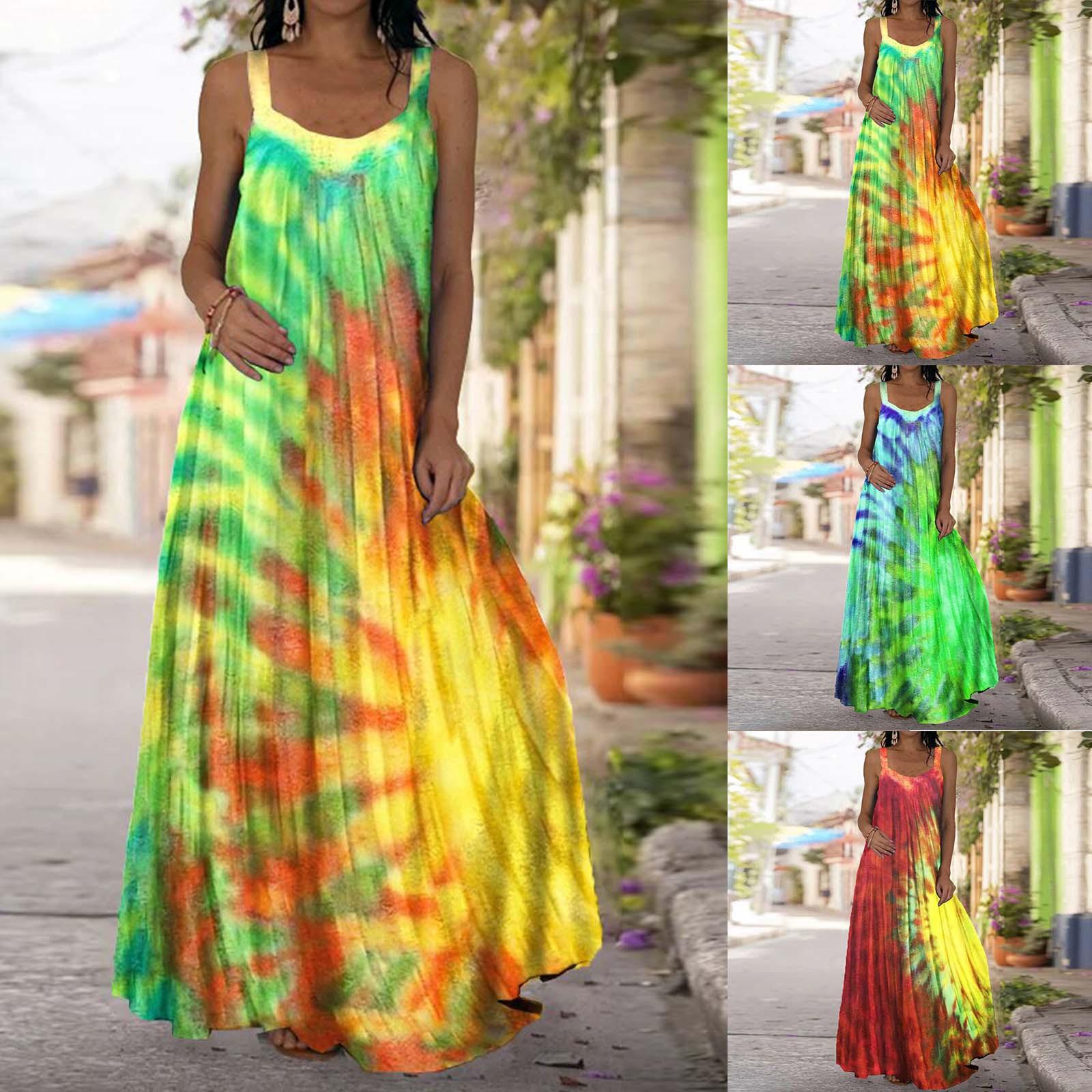 

Женское платье макси с тропическим принтом и открытой спиной, сексуальное пляжное платье без рукавов