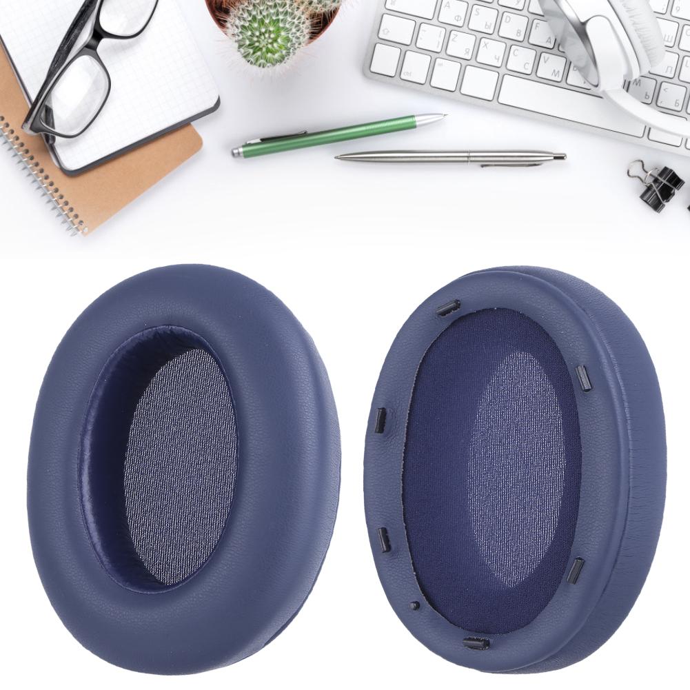 Replacement Earpads Protein Leather Ear Pads Cushion Cover Memory Foam Headphones Ear Cushions for Sony WH-XB910N