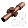 T-EAGLE 1.2-6x24IR Riflescope, Short Scope, Variable Magnification Scope with One-Piece Mount (TAN)