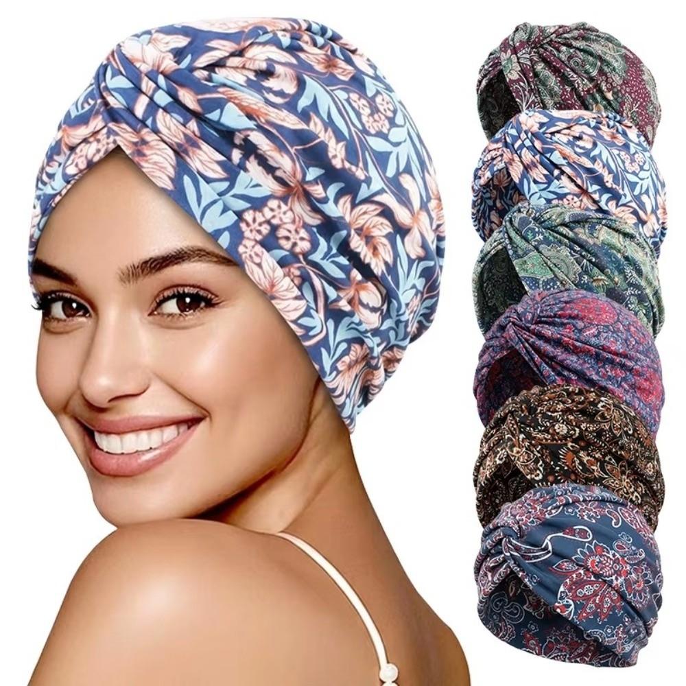 Breathable Hijab Scarf Elastic African Islamic Hair Loss Hat  Chemo Islamic Arab Cap Hat