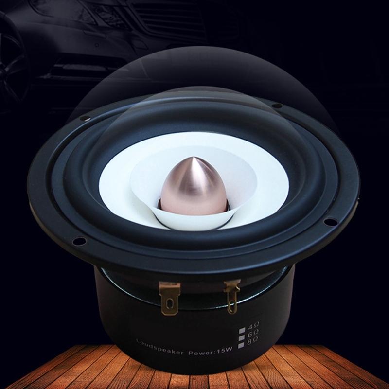 4-Zoll Full-Range-Konus-Woofer Lautsprecherkomponente mit tiefem Bass und geringen Verzerrungen für Audiophile Heim-Musik-Upgrades