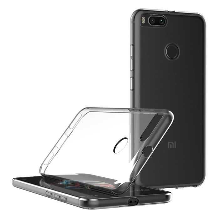 Coque Gel TPU Transparent pour XIAOMI MI 5X - Housse Etui Protection Gel TPU Silicone Souple Ultra Mince Fine Slim Phonillico®