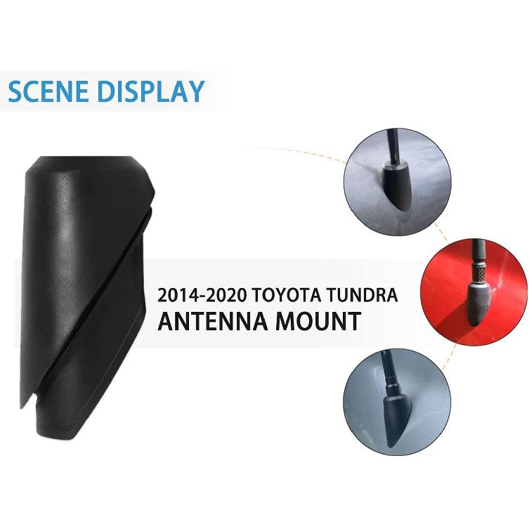 Anina Antenna Base for Toyota Tundra 2014 2015 2016 2017 2018 2019 2020 86392-0C030 Antenna Ornament Grommet Rubber Mount Car Radio Antenna Bezel