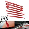 7Pcs Red Car Film Wrap Tool Vinyl Wrap Tools for Car Paint Protection Film Wrap Edge Trimming Squeegee Utility