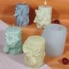 DIY Animal Serie Candle Silicone Mold Elk Bear Wolf Horse Aromatic Candle Making Resin Soap Popsicle Mold Gift Home Decor