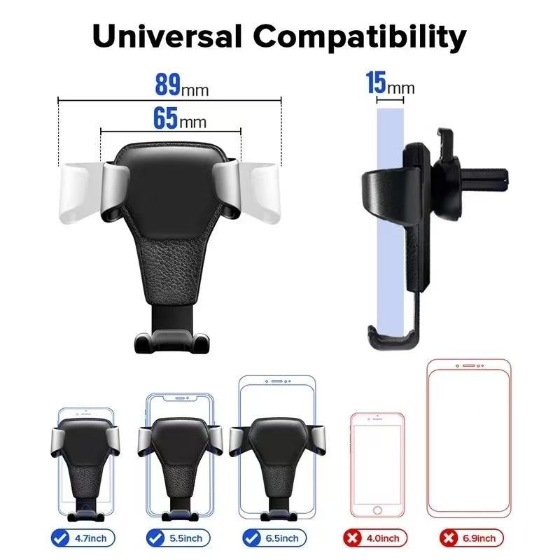GESW6 Car Air Vent Phone Holder Auto Clamp Support Stand Car Air Vent Phone Holder For Citroen DS3 DS4 DS5 C1 C2 C3 C4 C5 C6 C8 DS5LS