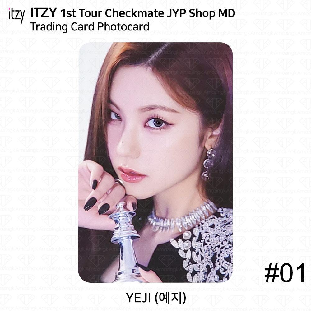 ITZY 1st Tour Checkmate Official MD Trading Card Photocard JYP SHOP KPOP K-POP