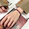 Jewelry Retro Simulation Corundum Light Luxury Full Diamond Black Gold Bracelet Bracelet Jewelry Heroine Stone 4Mm