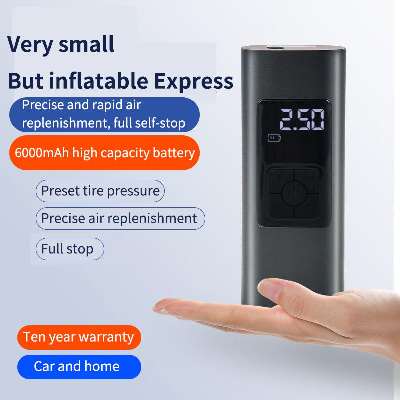 Universal Multifunction Electric Bicycle and Car Pump Bicycle air Pump with Light