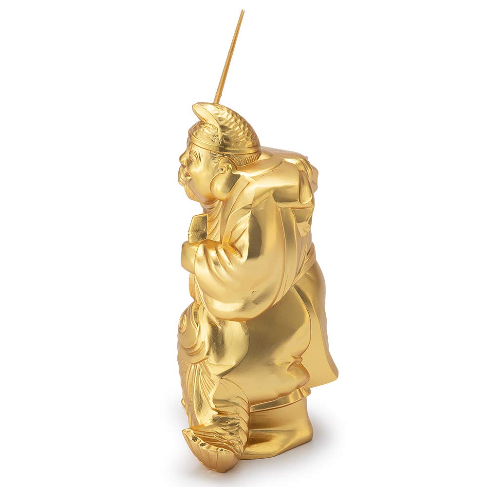 Buddhist Altar Shop Takita Shoten Buddhist Statue: Ebisu, One of the Seven Lucky Gods, Brings Good Fortune (8.3cm High X 6cm Wide) [Crafted by Makita