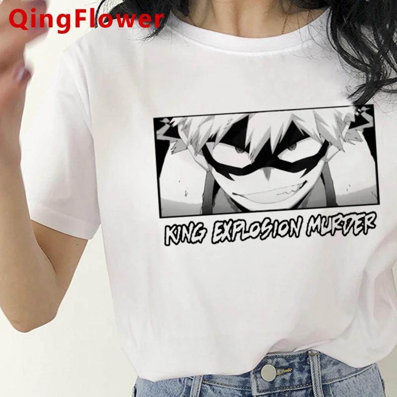My Hero Academia Bakugou Boku No Hero Academia T-shirt Unisex  White T Shirt 2021 Graphic Tees Unisex Tshirt Kawaii