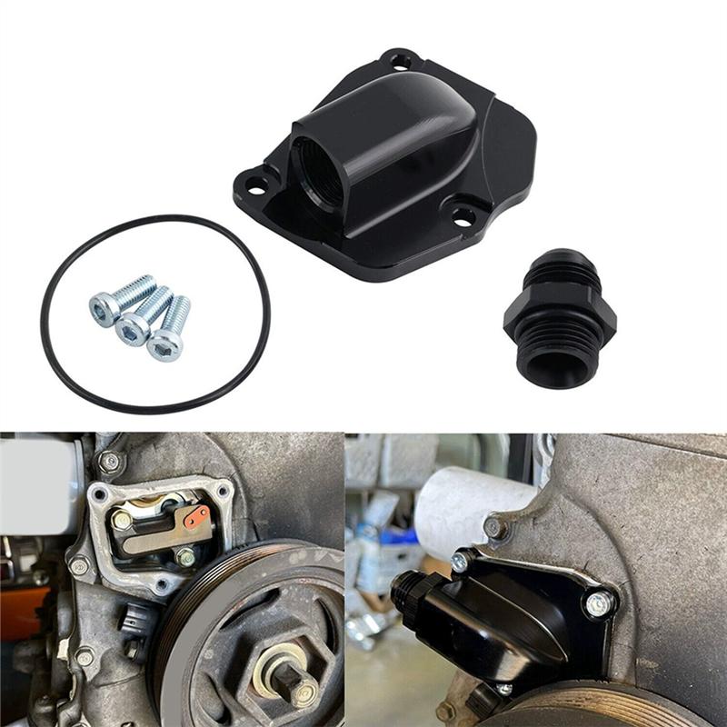 Kit Includes Timing Chain Tensioner Cover Plate Oil Return Drain Plate For Honda Acura K20 K20A K20Z K24 K24A Engine