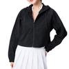 Sunscreen Clothing Upf50 + Short Thin Drawstring Jacket Thin UV-proof Hooded Autumn Coat Women's Jacket