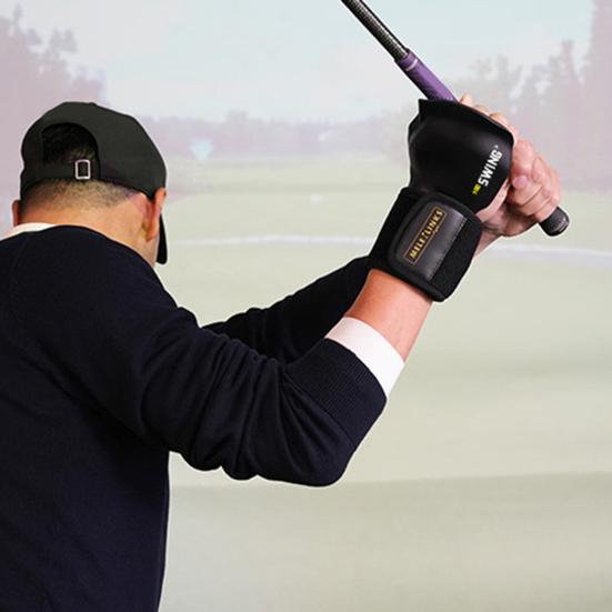 1 Set Golf Swing Training Aid Kit with Wrist Brace Wristband Hollow