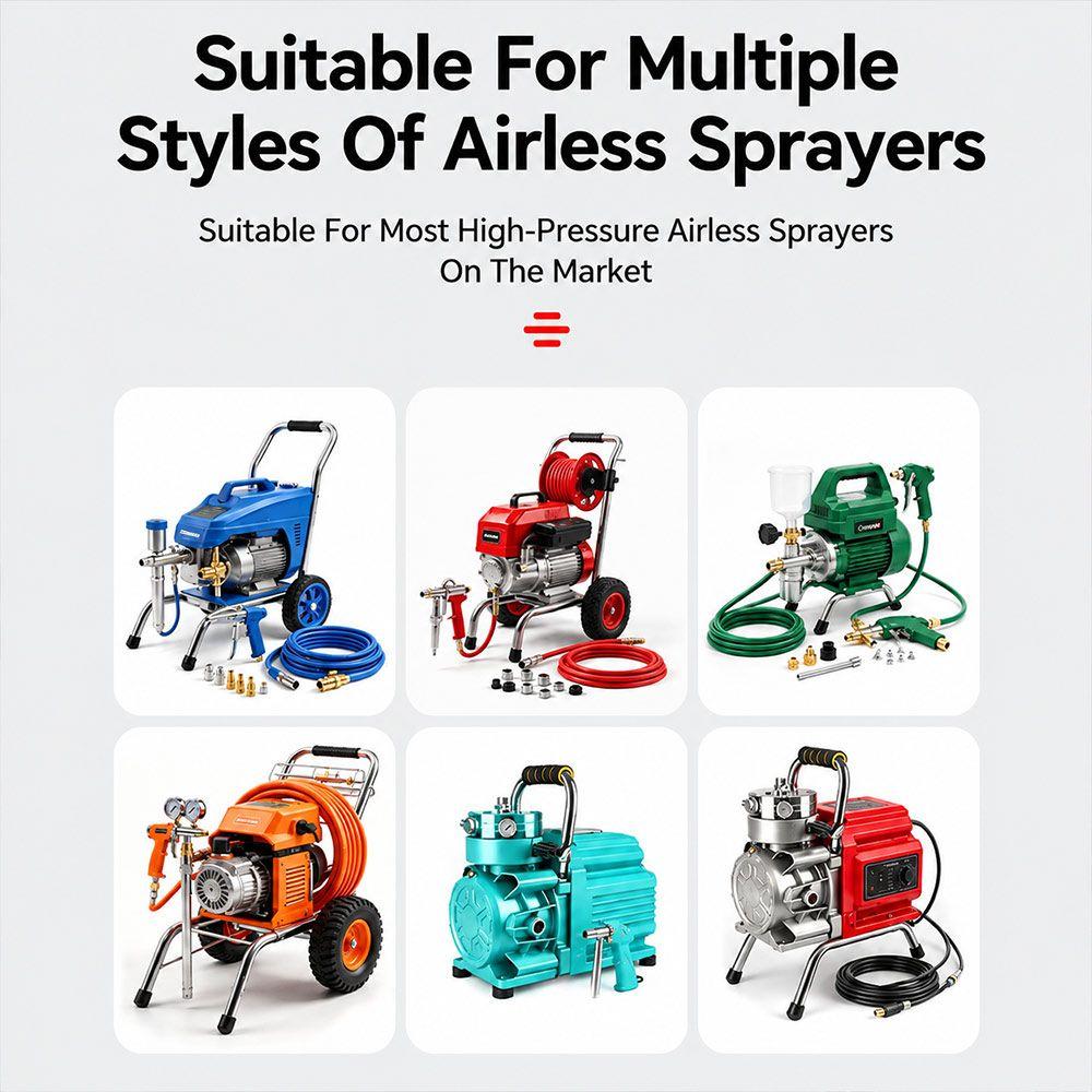 Stainless Steel Spray Nozzle Polished Finish Paint Sprayer Nozzle  for Industrial Painting