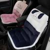 Fleece-Lined Automotive Lumbar Support Seat Cushion & Cover for Autumn/Winter