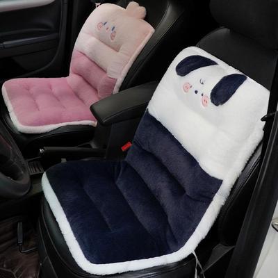 Fleece-gefüttertes Auto-Lendenwirbelstütz-Sitzkissen & Bezug für Herbst/Winter
