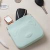 Solid Color Self-closing Lipstick Bag Cartoon Animal Mini Square Makeup Bag  Outdoor