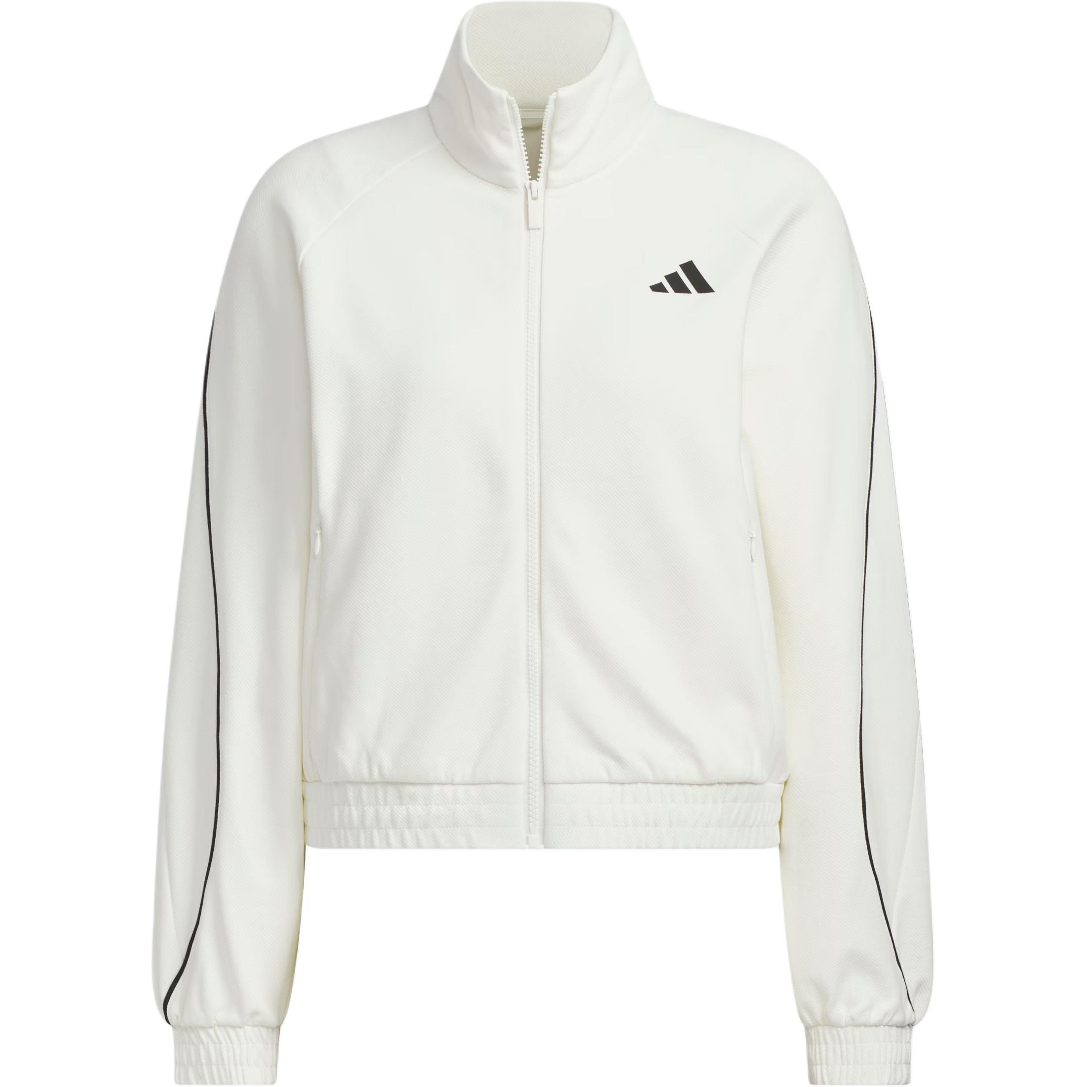 

Adidas SS25 Stadium Knit Loose Fit Stand Collar Versatile Jacket Women Jacket KC0017 S